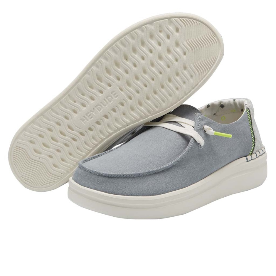 Hey Dude Blue Wendy Rise Chambray