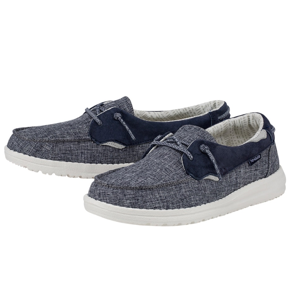 Hoi Kerel Laila Chambray Zeeblauw