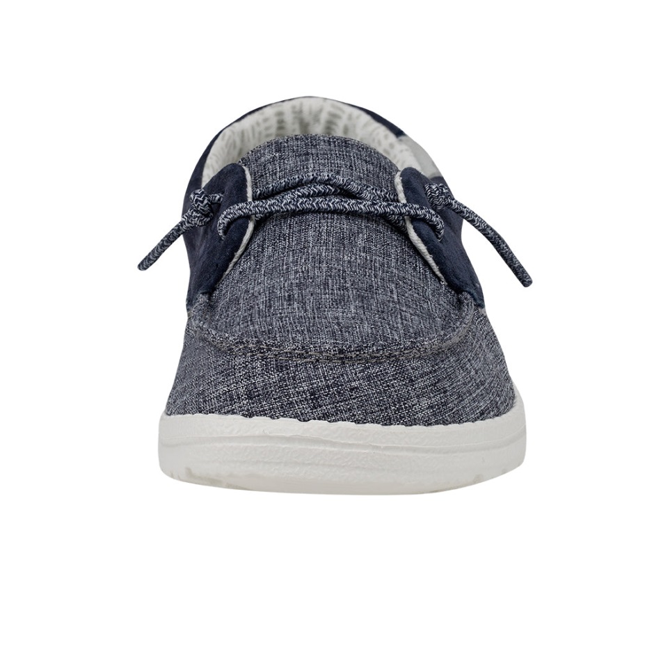 Hoi Kerel Laila Chambray Zeeblauw