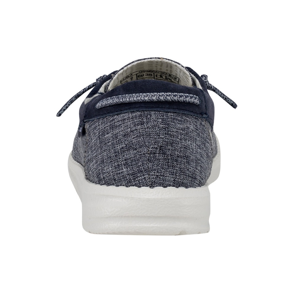 Hoi Kerel Laila Chambray Zeeblauw