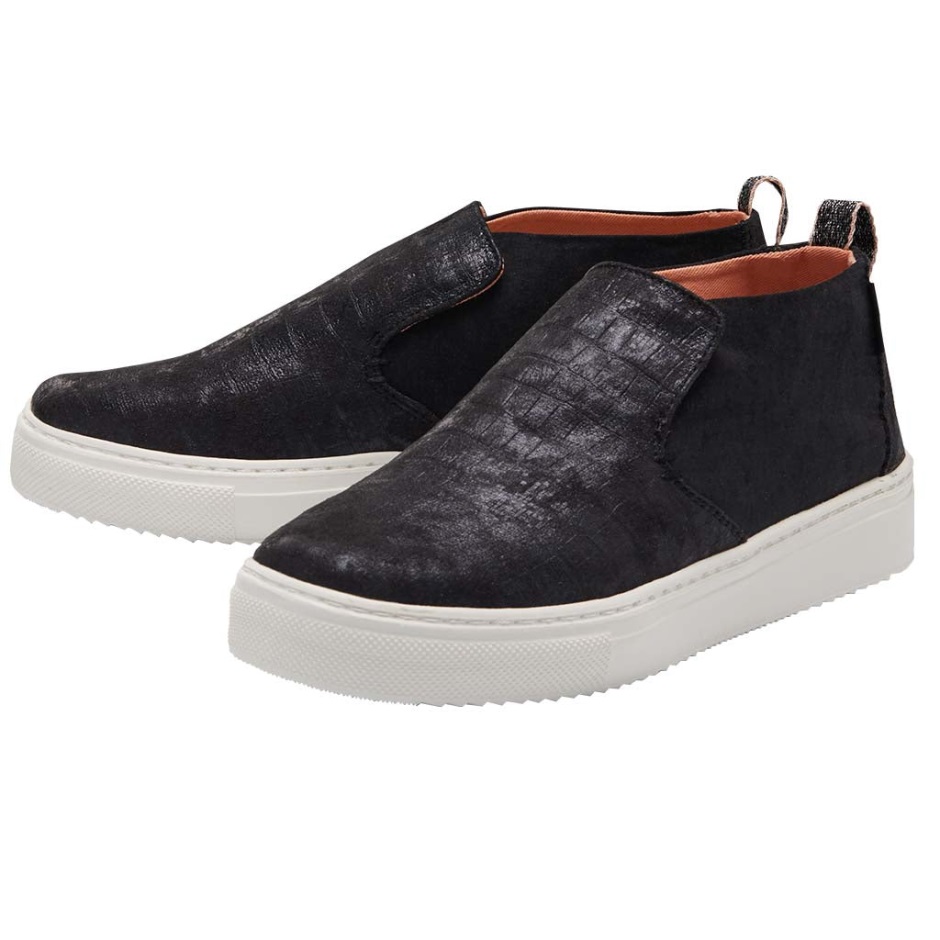 Hoi Kerel Peyton Croco Zwart