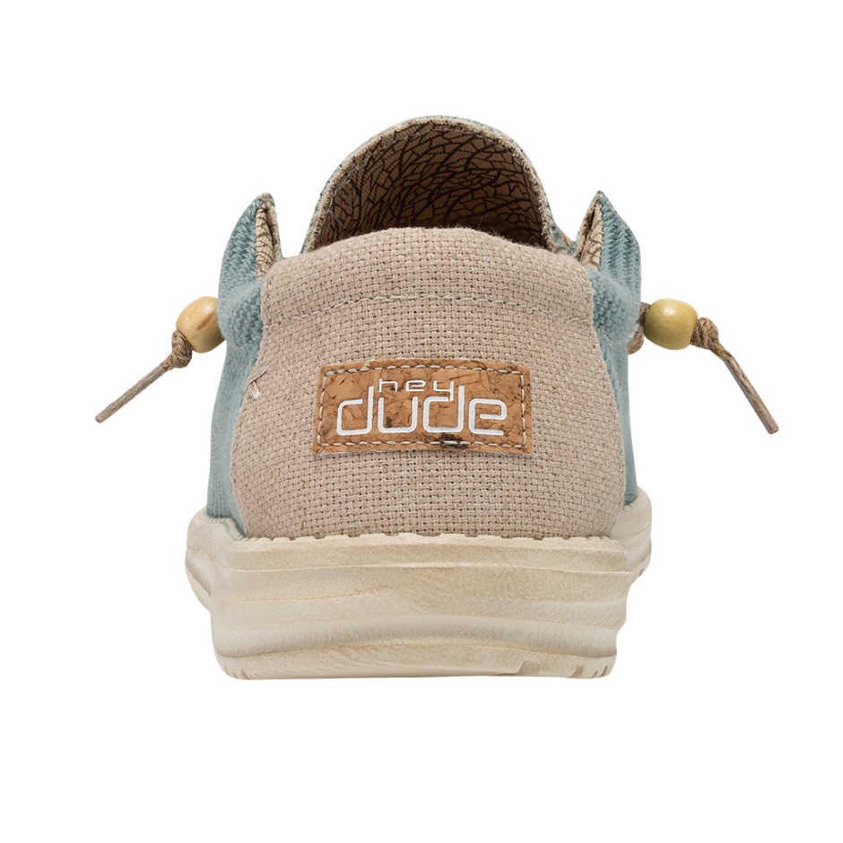 Hey Dude Wally Gevlochten Aqua