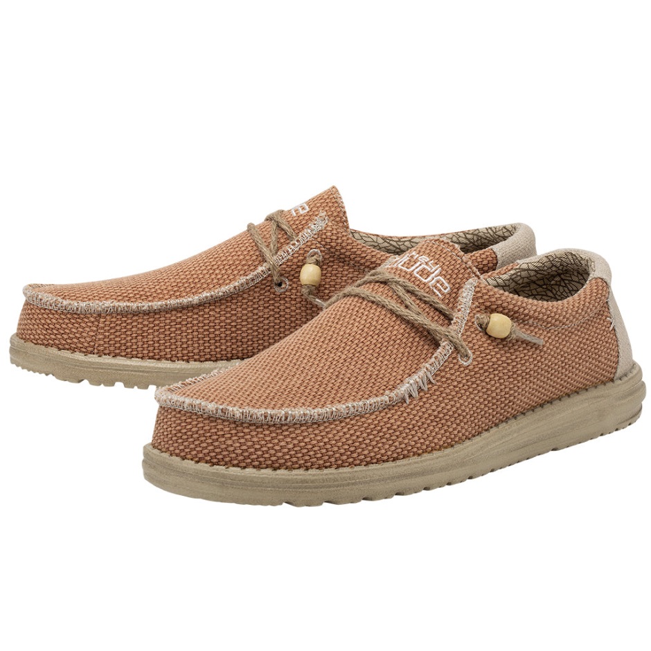 Hey Dude Wally Gevlochten Mandarijn