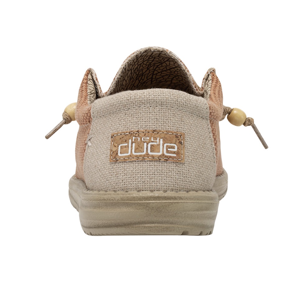 Hey Dude Wally Gevlochten Mandarijn