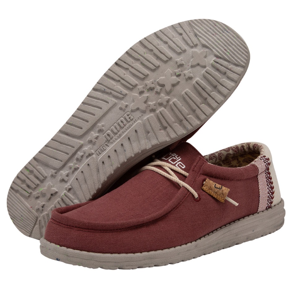 Hey Dude Wally Linnen Natuurlijke Baksteen