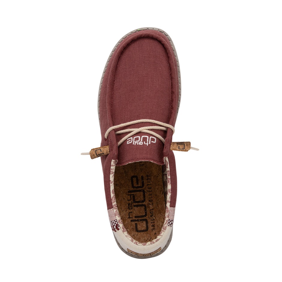 Hey Dude Wally Linnen Natuurlijke Baksteen