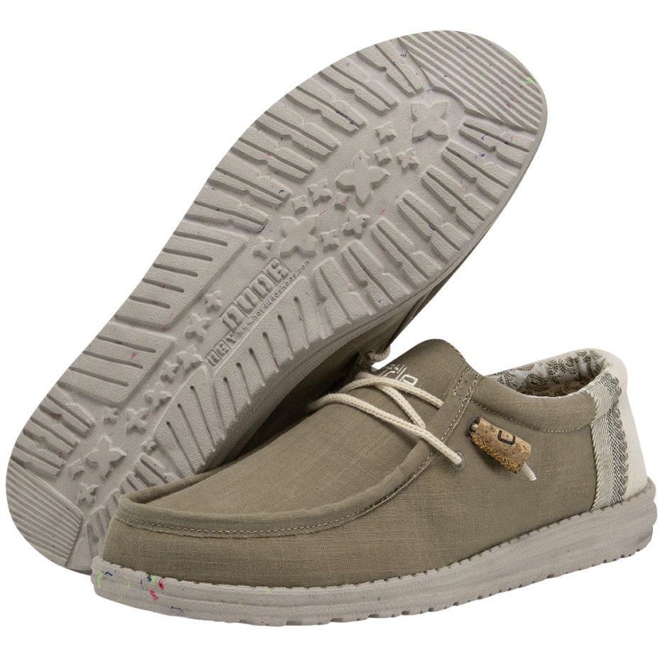 Hey Dude Wally Linnen Natuurlijke Maait