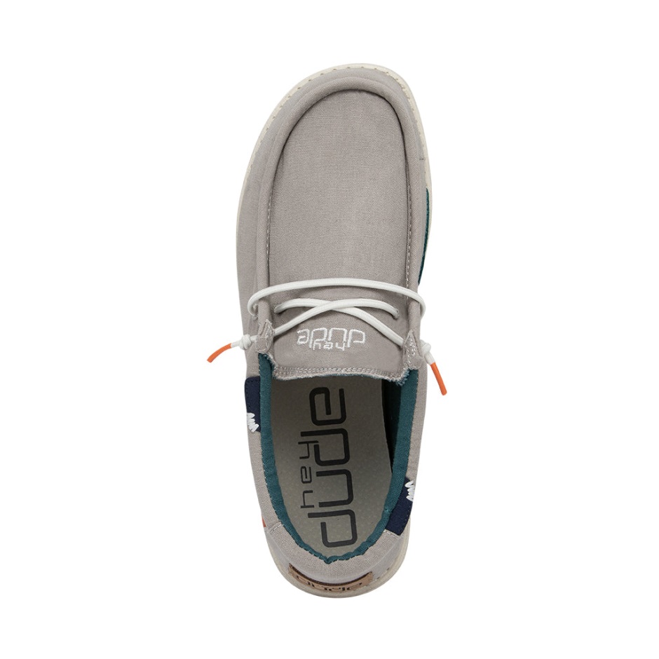 Hey Dude Wally Gewassen Rook Grijs