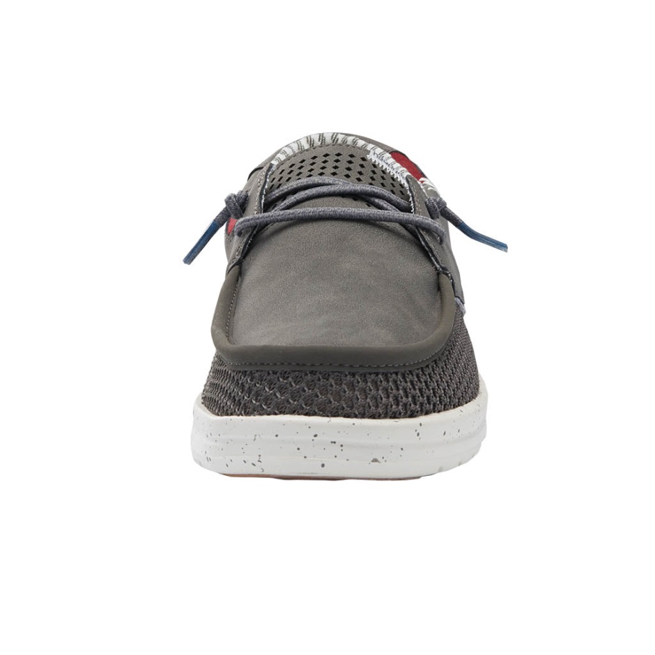 Hey Dude Welsh Grip Donkergrijs