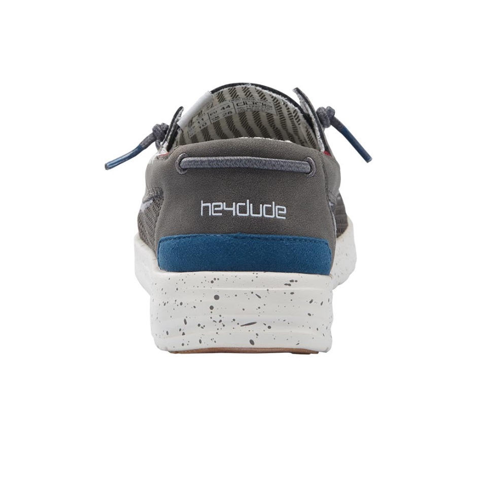 Hey Dude Welsh Grip Donkergrijs