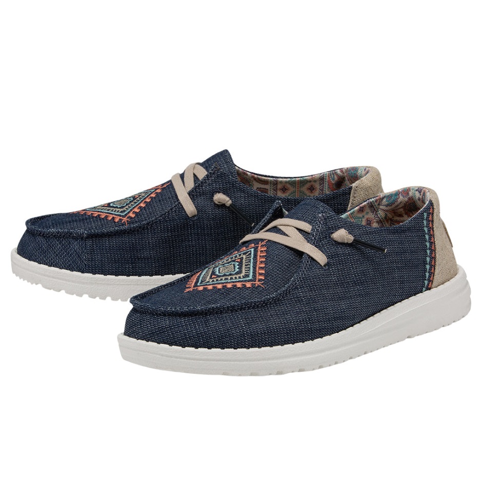 Hey Dude Wendy Boho Grijs Oceaanblauw