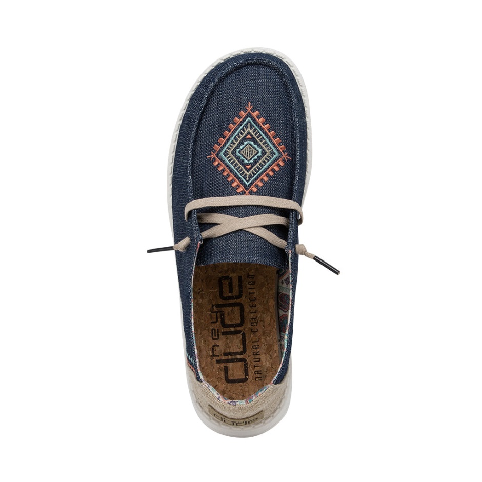 Hey Dude Wendy Boho Grijs Oceaanblauw