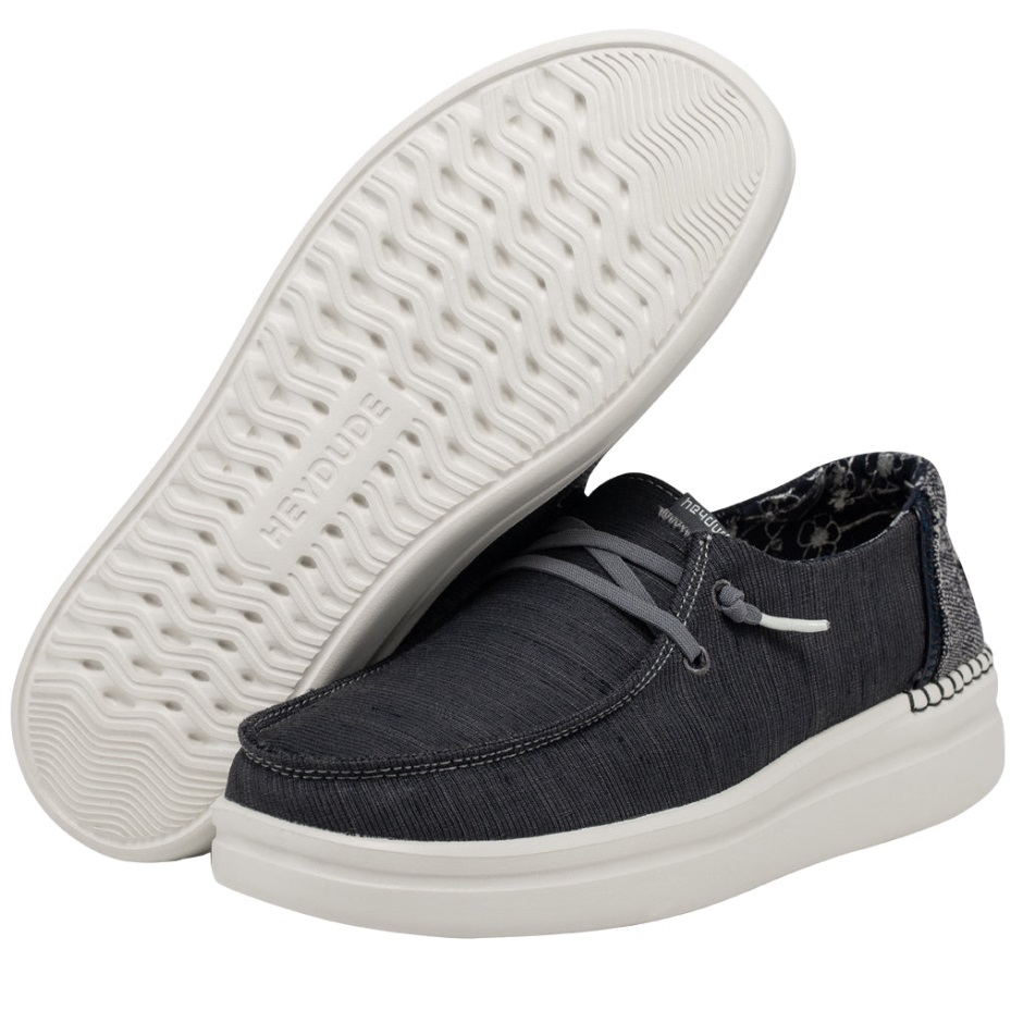 Hey Dude Wendy Rise Chambray Grafietblauw