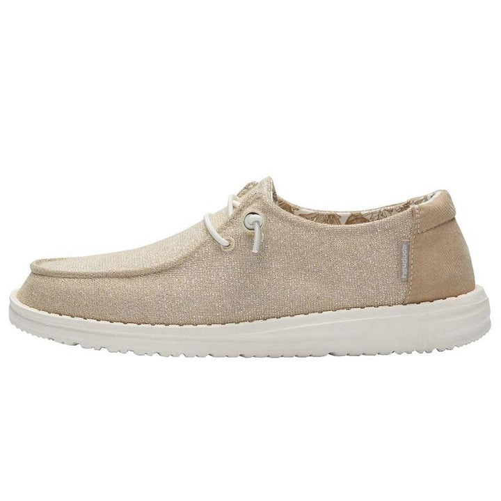 Hey Dude Beige Wendy Stretch Sprankelend