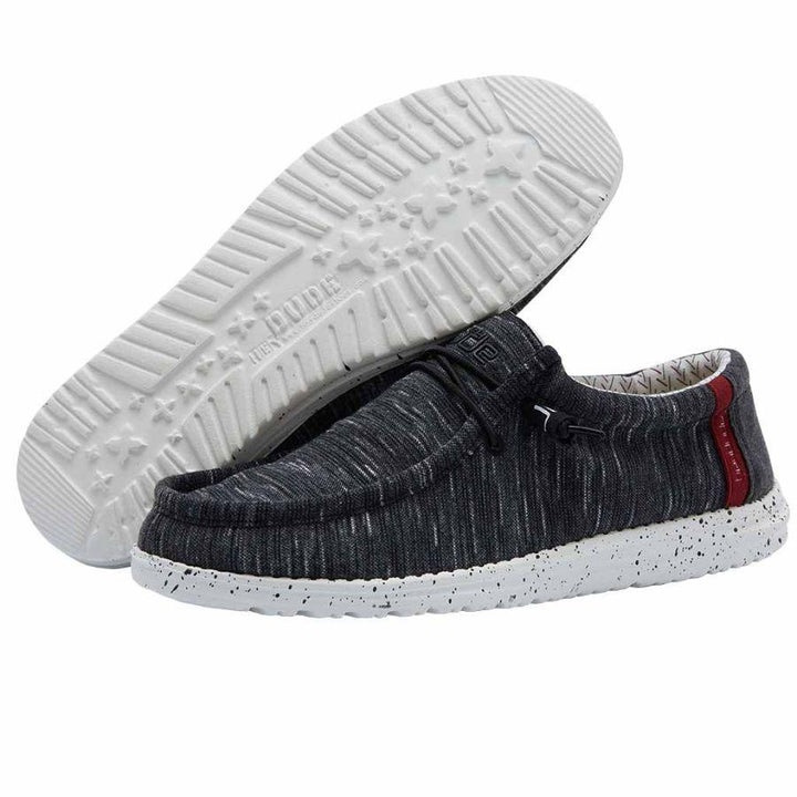 Hey Dude Zwarte Bakstenen Wally Stretch Fleece