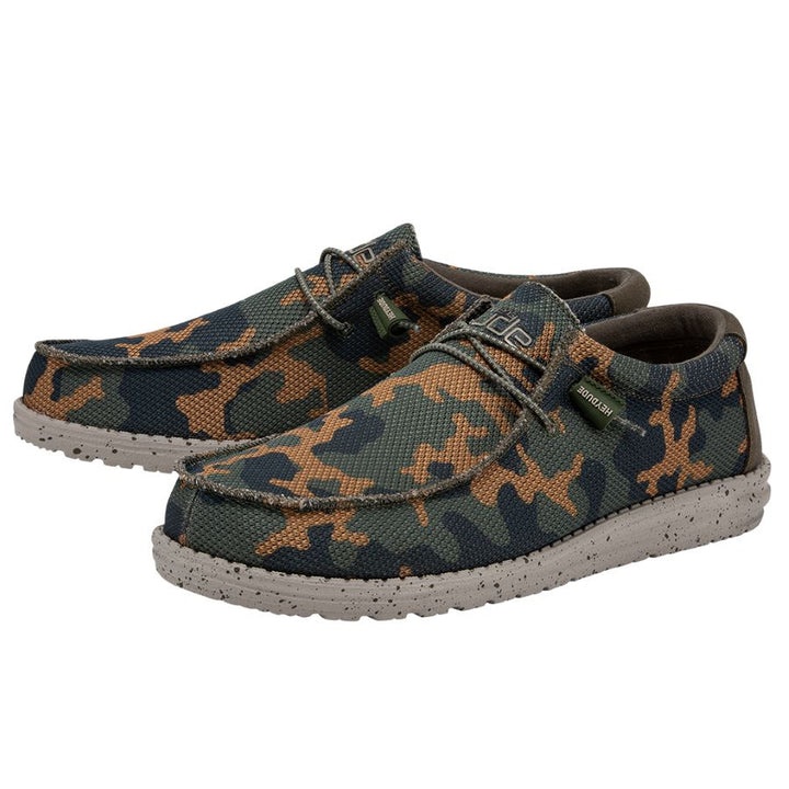 Hey Dude Jungle Camo Wally Sox