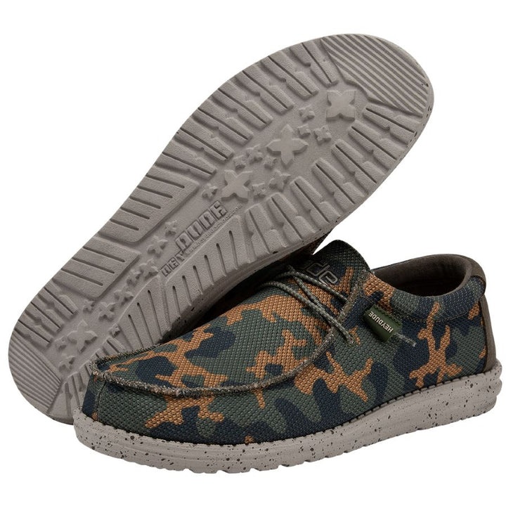 Hey Dude Jungle Camo Wally Sox