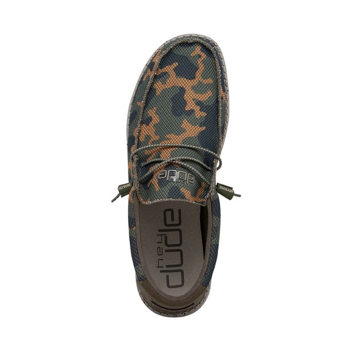 Hey Dude Jungle Camo Wally Sox