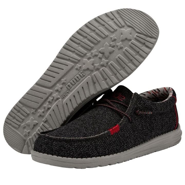 Hey Dude Neon Hoog Risico Rode Wally Sox