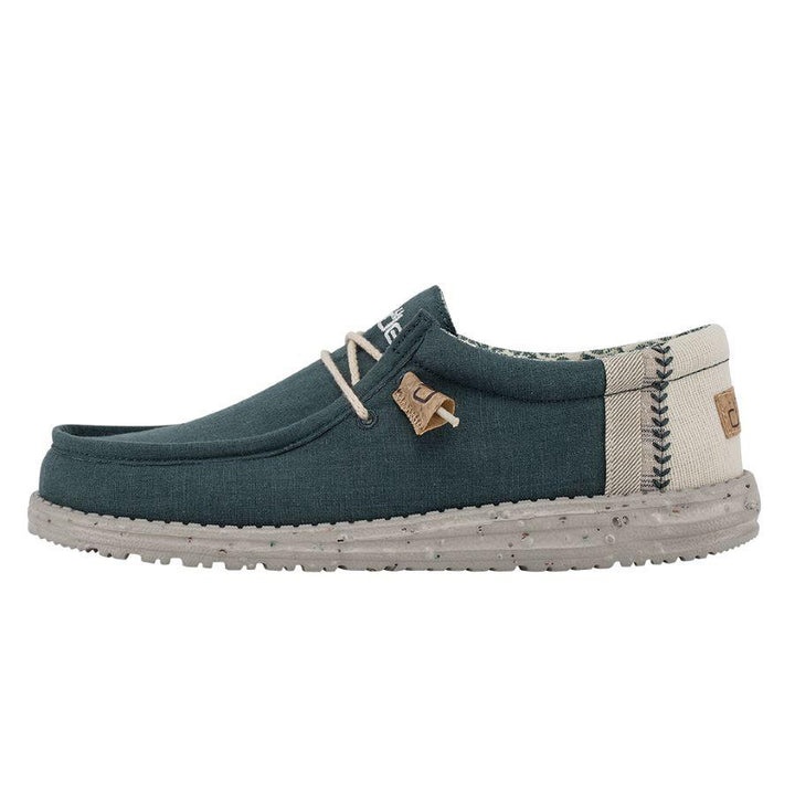 Hey Gast Wally Break Stitch Groenblauw