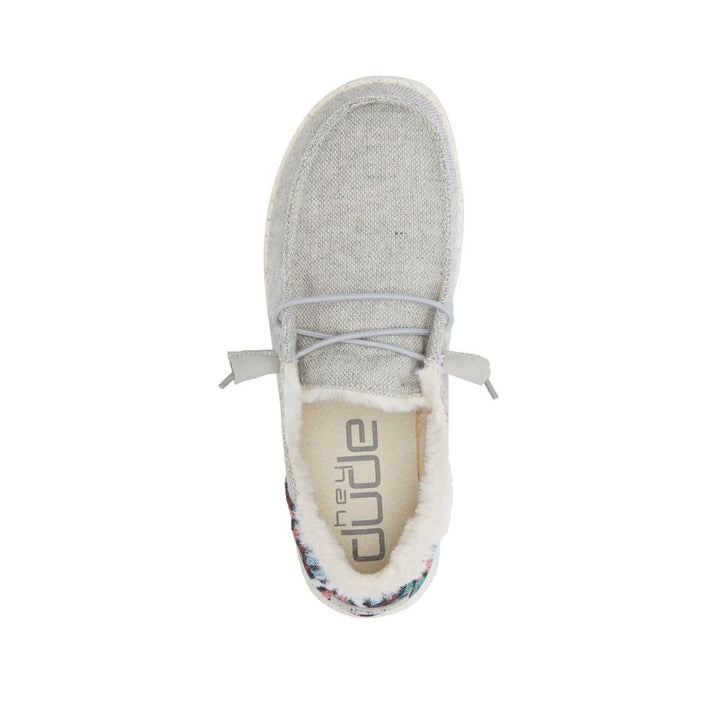 Wendy Funk Wol Grijs Hey Dude